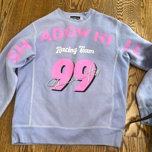 SHADOW HILL racing team purple sweatshirt rare